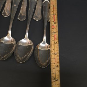 Eleganta Kaffeskedar i Extra Prima Nysilver – Set om 12 st