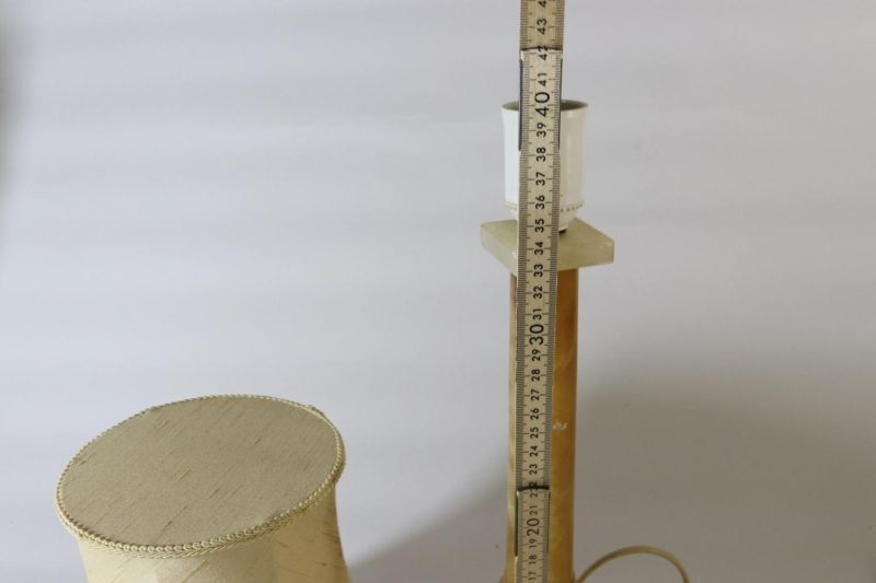 BORDSLAMPA, Alabaster  - skärm ingår