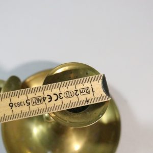 KONTORSLJUSTAKE / Nattljusstake, Ljusstake, Mässing