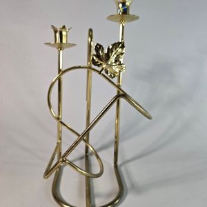 Ljusstake Ljushållare på fot för Blockljus