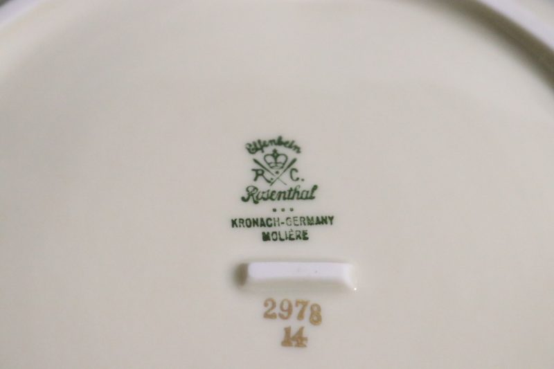 Rosenthal "Molière" Skål – Elegant Tysk Porslin från Kronach
