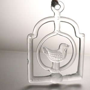 BERTIL VALLIEN. FÖNSTERSMYCKE, glas, Boda, 1900-tal