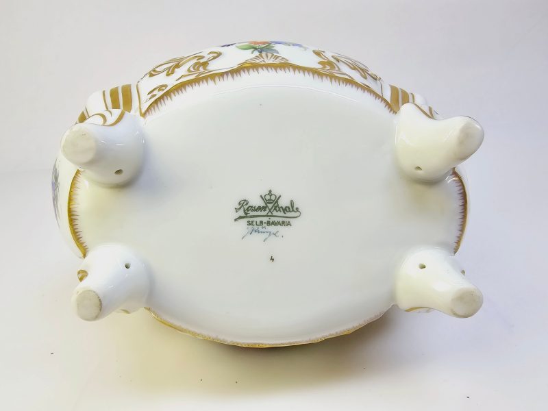 Elegant kruka från Rosenthal – Handmålad Bavaria-porslin