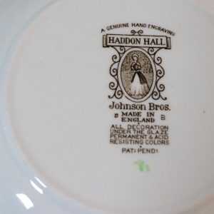 6st djupa tallrikar, Johnson Bros, Haddon Hall