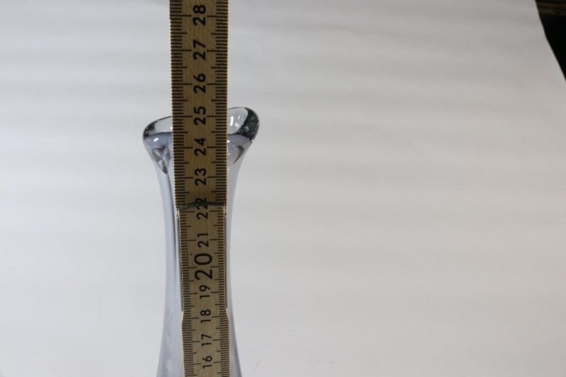 Hundbensvas, färgat glas, 24cm