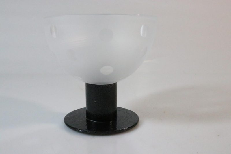 SKÅL på fot, glas och metall, Cilla Persson, Nybro Glasbruk