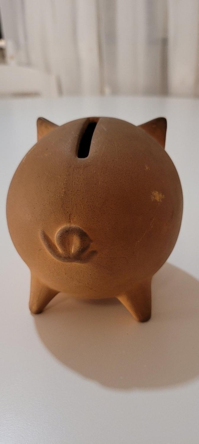 Upsala ekeby spargris / sparbössa 11cm