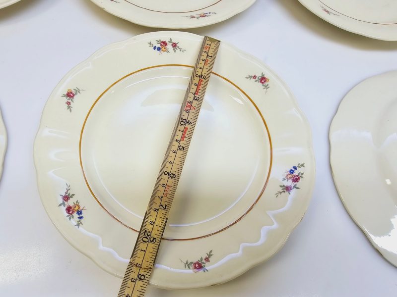 Elegant set med 6 assietter från Rörstrand, ca 23 cm