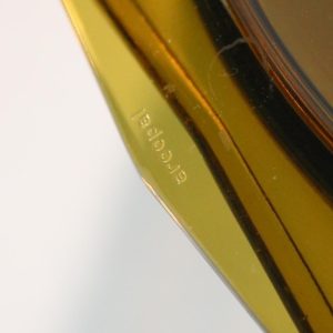 Arcopal Frankrike - vintage mörkt ugnsform i färgat glas