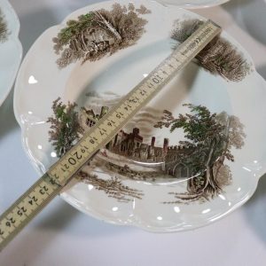 6st djupa tallrikar, Johnson Bros, Haddon Hall