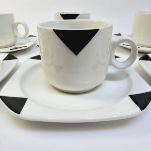 Set med 6 kaffekoppar och fat – IKEA