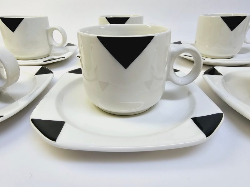Set med 6 kaffekoppar och fat – IKEA