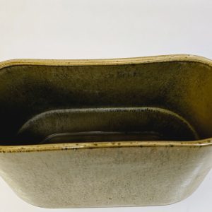 Stilren och modern kruka i glaserad keramik – 25 cm hög