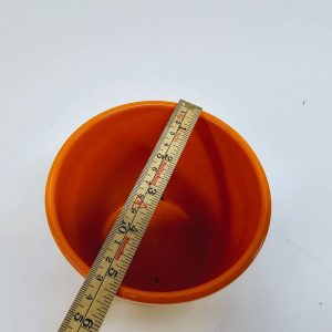 Stilren Orange Kruka – 12,5 cm för Färgglad Inredning