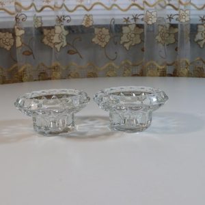 2st ljusgröna ljushållare i keramik, högsta 24cm