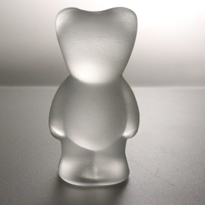 Glasfigurin, nalle, Nybro Sweden 1985