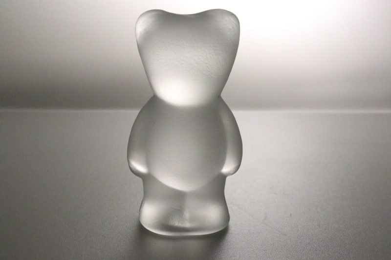 Glasfigurin, nalle, Nybro Sweden 1985