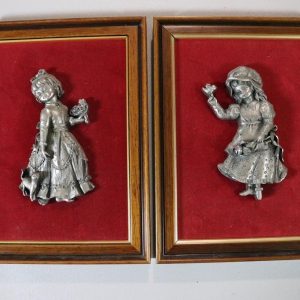 Silverpläterad liljaformad knoppvas