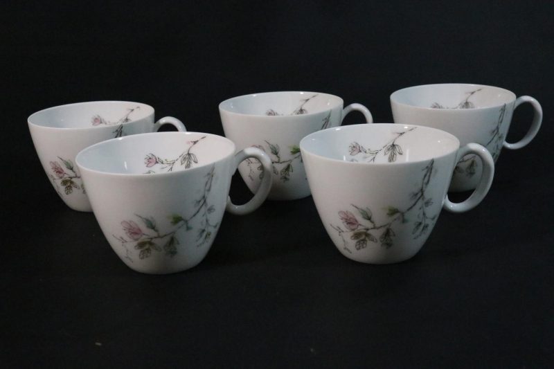 5st Kaffekoppar "Arbour",  ROSENTHAL CONTINENTAL, Raymond loewy