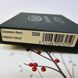 Fånga elegansen i din dukning med Jason "Fresh Fruit" glasunderlägg!