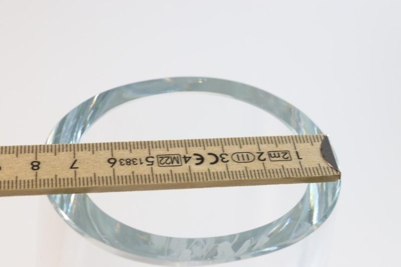 Glasvas blåklockor Skruf Sweden