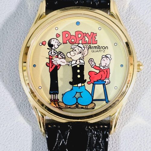 Sällsynt Armitron Popeye Quartz Armbandsur från 1990