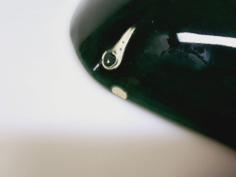 Vintage JIE Gantofta Grönt Serveringsfat – Skandinavisk Retrodesign