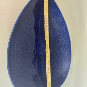 Äggformat fat, 40cm, Hertha Bengtson – Blå Eld från Rörstrand - 532