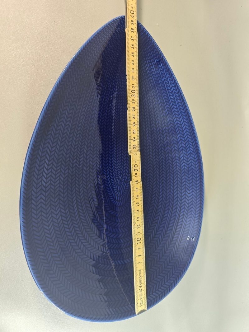 Äggformat fat, 40cm, Hertha Bengtson – Blå Eld från Rörstrand - 532