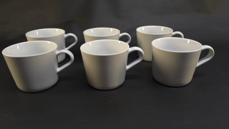 Stilrena kaffekoppar från IKEA – 6 stycken, tidlös design