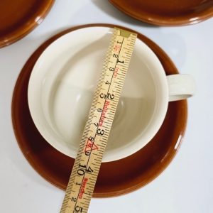 Höganäs "Servis 80" 3 koppar och fat