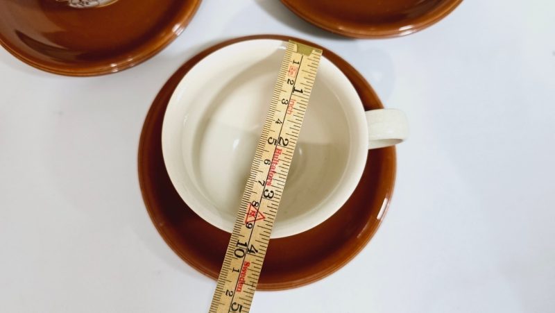 Höganäs "Servis 80" 3 koppar och fat