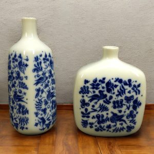 Set med 2 vaser från Porsgrund Norway – tidlös skandinavisk design