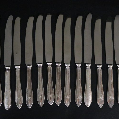 Elegant Bestickset med 15 Knivar i Rostfritt Stål – 24 cm