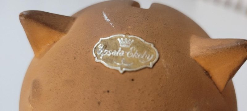 Upsala ekeby spargris / sparbössa 11cm