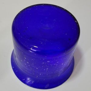 Blå ytterfoder i glas, TROLIGEN SEA GLASBRUK