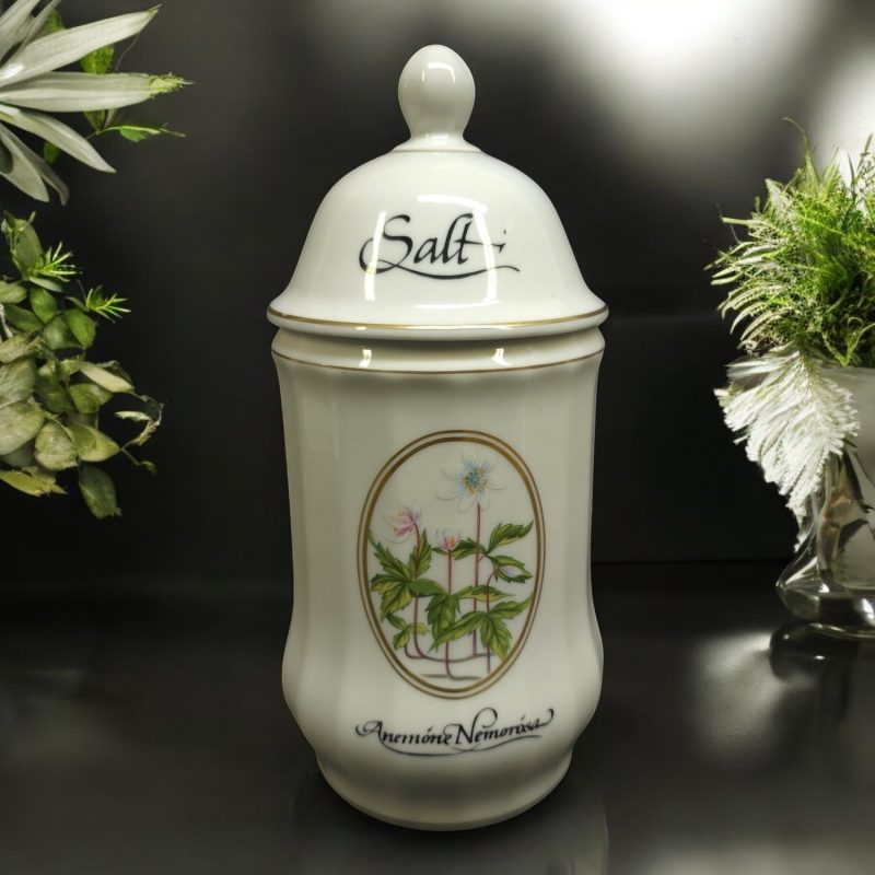 Saltkar från Christineholm Carl von Linné-serien (25 cm hög)