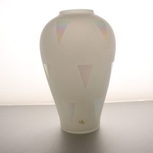 Elegant Glasvas från 1930-talet Möjligtvis av Johan Pugner, Hovmantorps