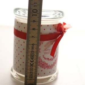 Doftljus "Merry Christmas – Apple Cinnamon" i glasburk