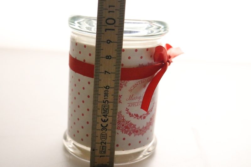 Doftljus "Merry Christmas – Apple Cinnamon" i glasburk