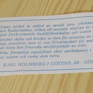 Bricka i furu med 2st glasbehållare KARL HOLMBERG I GÖTENE AB - GÖTENE