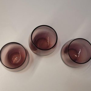 3 delar Viadurini italienska glas i lila