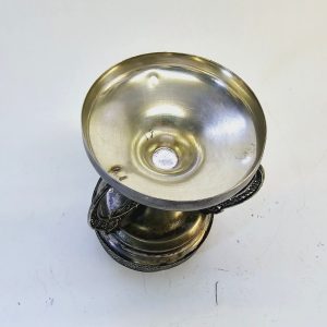 Elegant Vintage Metallskål från Queen City Silver Co. – En Sällsynt Samlarpärla