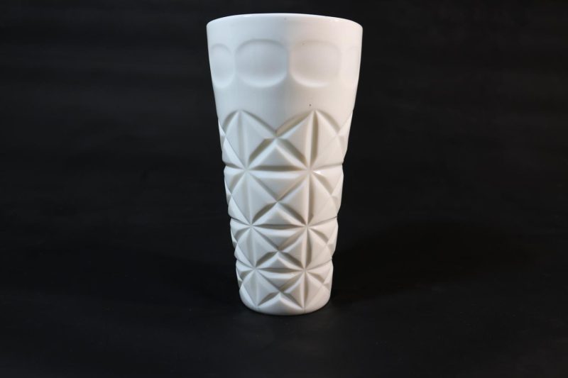 Hög vas, Mjölkglas / Opalglas