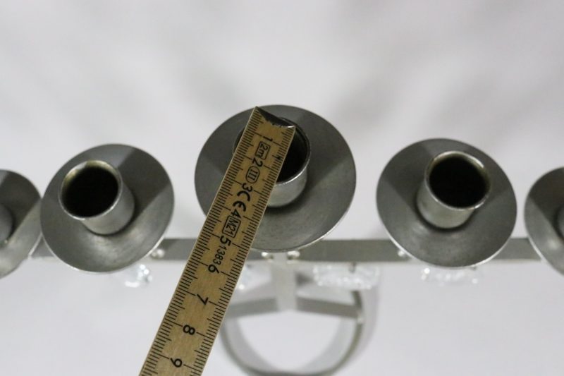 LJUSSTAKE, smide/ glas, Keramode AB, Engelholm, 1900-talets andra hälft