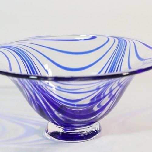 Skål, Vacker konstglas, troligen från svensk glasbruk