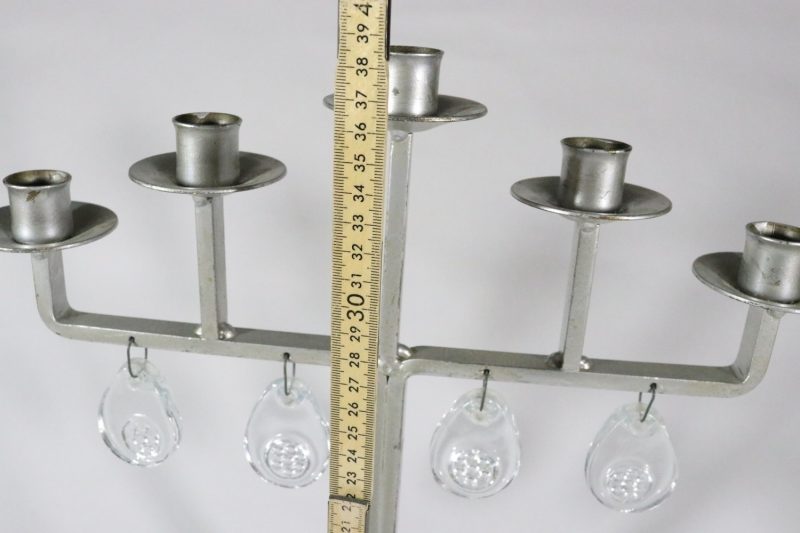 LJUSSTAKE, smide/ glas, Keramode AB, Engelholm, 1900-talets andra hälft