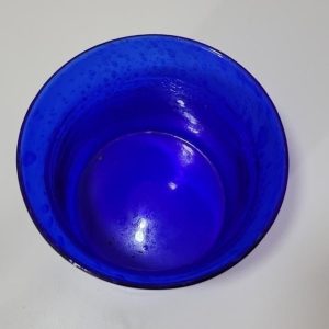 Blå ytterfoder i glas, TROLIGEN SEA GLASBRUK