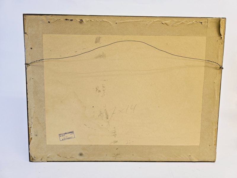 Träsnitt "Pohjoi-Kymenlaakso" av Tapani Lemminkäinen – 1957