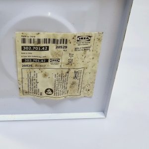 Charmig Vit Ljuslykta från IKEA - 28 cm Hög